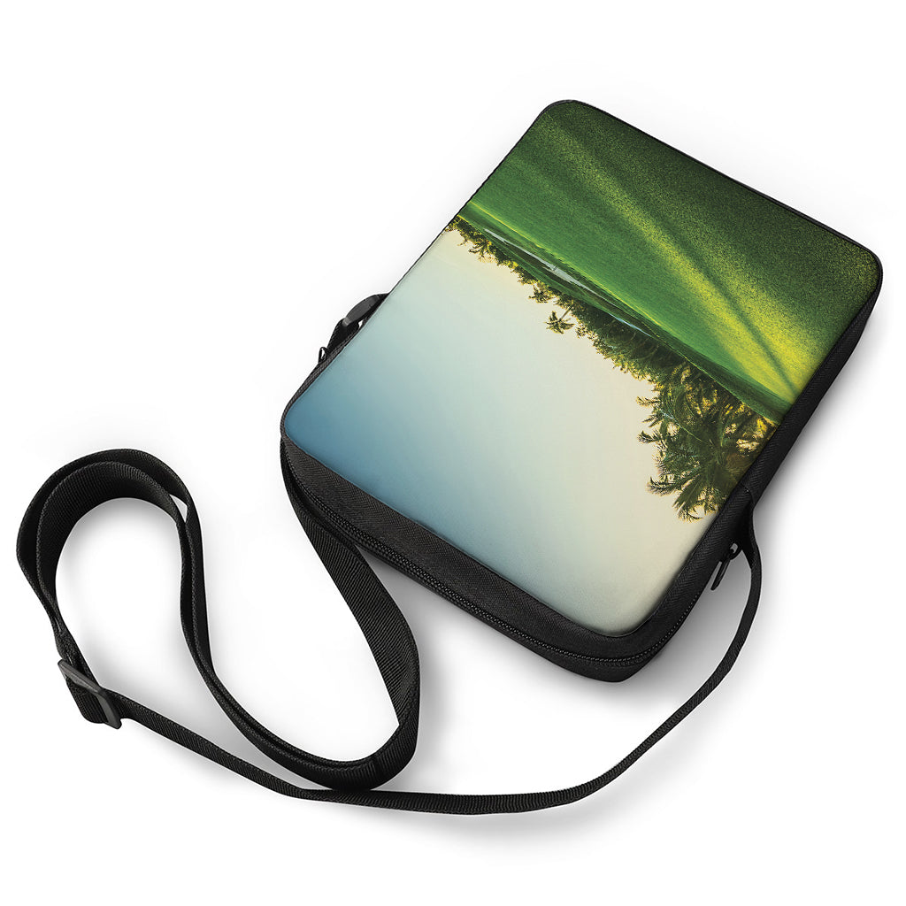 Golf Course Print Rectangular Crossbody Bag