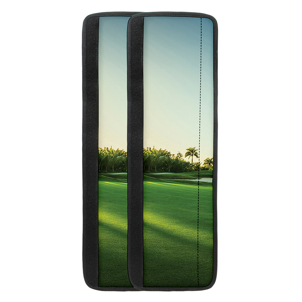 Golf Course Print Refrigerator Handle Covers