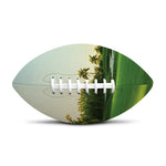 Golf Course Print Rugby Ball