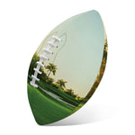 Golf Course Print Rugby Ball