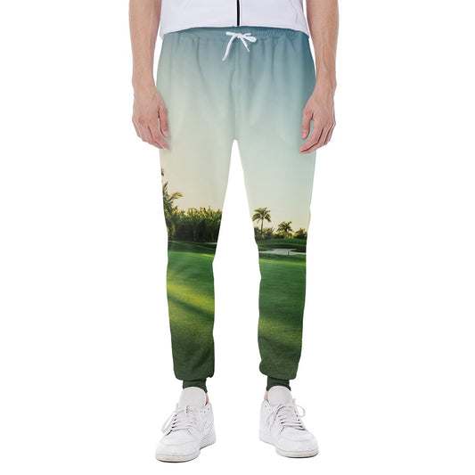 Golf Course Print Scuba Joggers