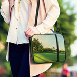Golf Course Print Shoulder Strap Bible Bag