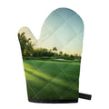Golf Course Print Single Oven Mitt