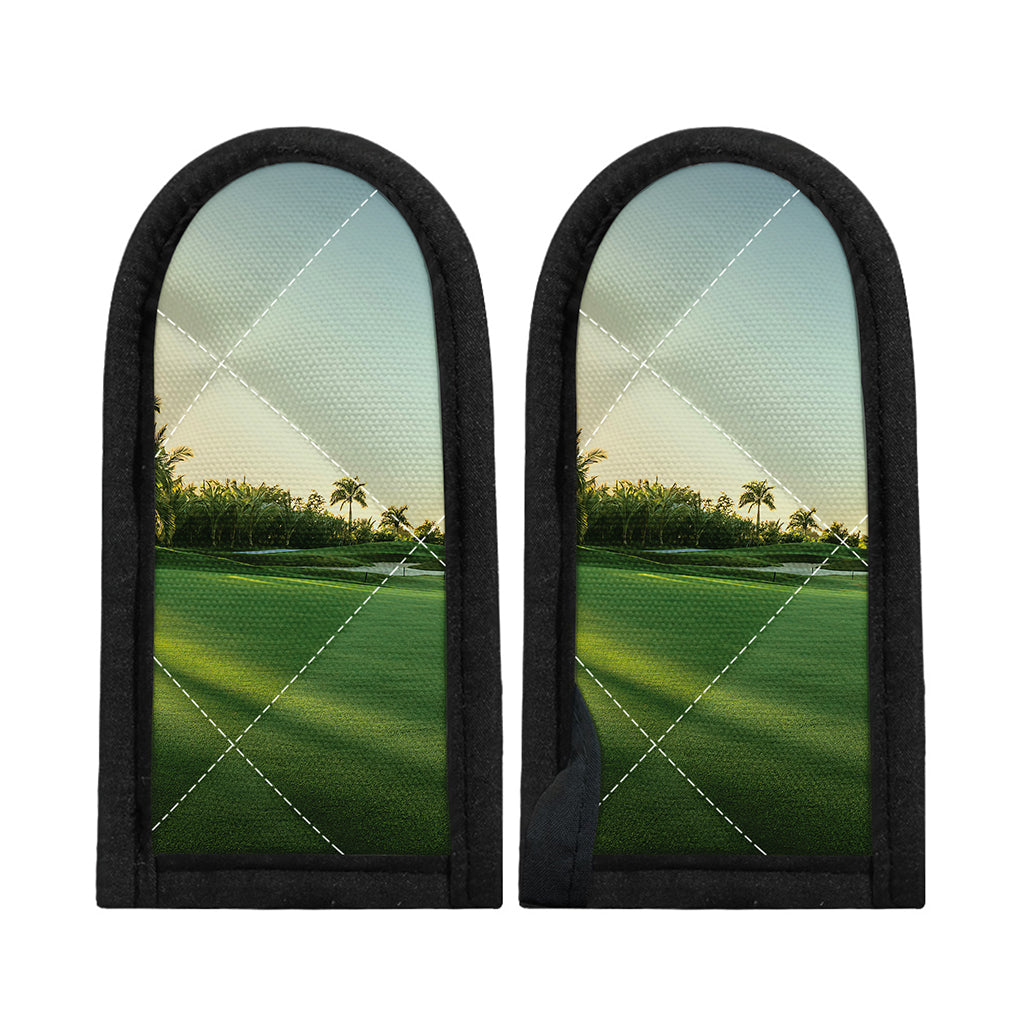 Golf Course Print Skillet Handle Cover