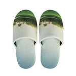 Golf Course Print Slippers