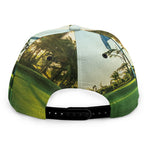 Golf Course Print Snapback Cap