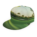 Golf Course Print Snapback Cap