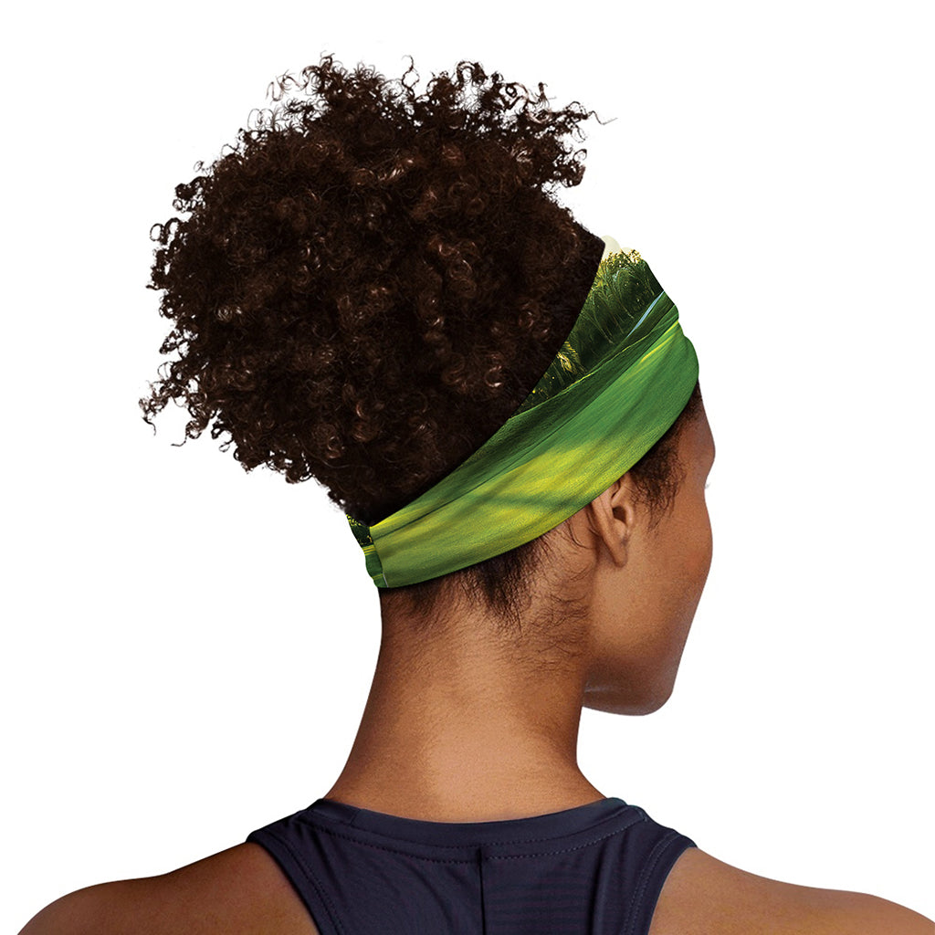 Golf Course Print Sports Headband
