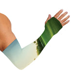 Golf Course Print Sun Protection Arm Sleeves