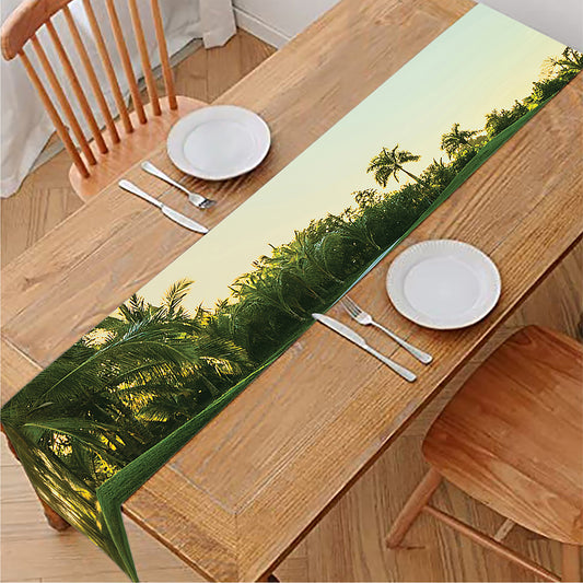 Golf Course Print Table Runner