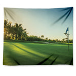 Golf Course Print Tapestry