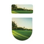 Golf Course Print Toilet Lid And Tank Cover Set