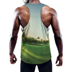 Golf Course Print Training Tank Top
