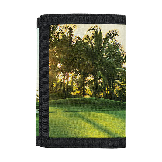 Golf Course Print Trifold Wallet