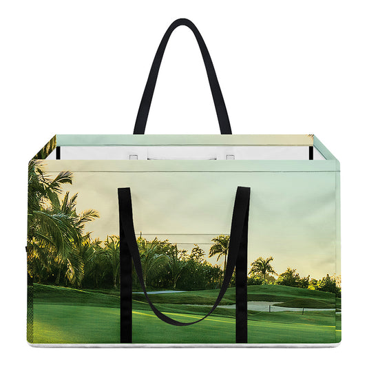 Golf Course Print Utility Tote Bag