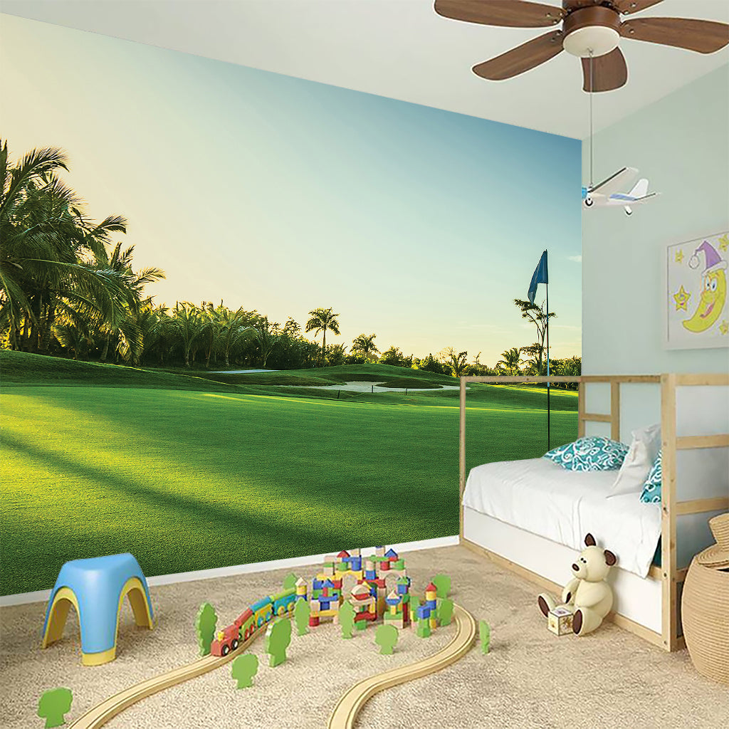 Golf Course Print Wall Sticker