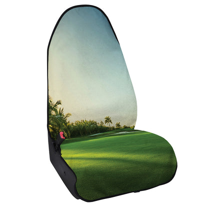 Golf Course Print Waterproof Car Seat Cover