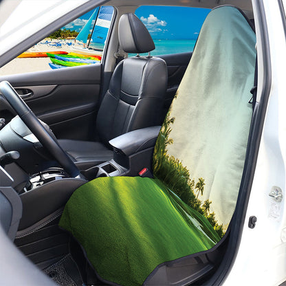 Golf Course Print Waterproof Car Seat Cover