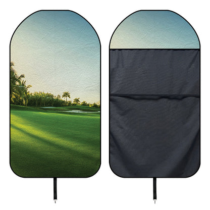 Golf Course Print Waterproof Car Seat Cover