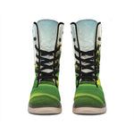Golf Course Print Winter Boots