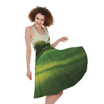 Golf Course Print Women's Sleeveless Dress