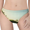 Golf Course Print Women's Thong