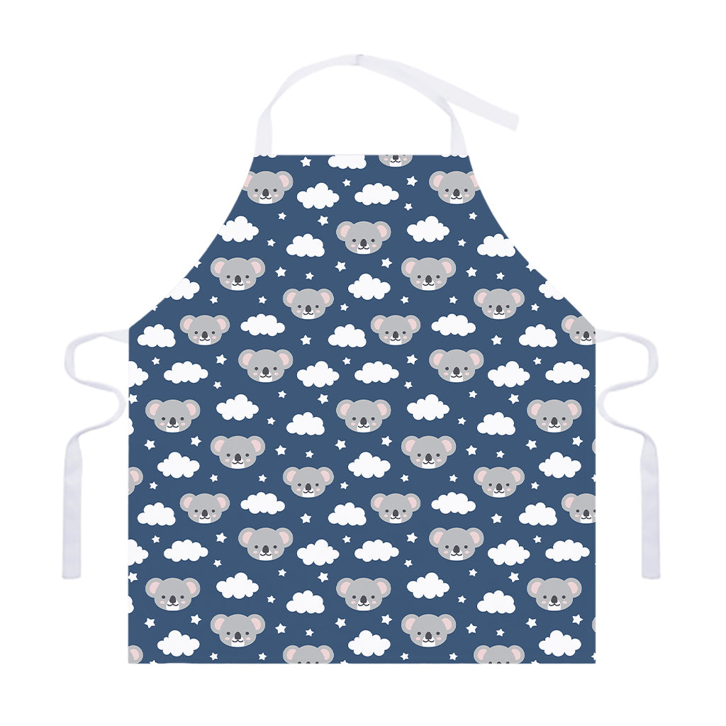 Good Night Koala Pattern Print Adjustable Apron