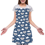Good Night Koala Pattern Print Adjustable Apron