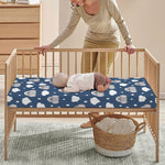 Good Night Koala Pattern Print Baby Crib Sheet