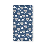 Good Night Koala Pattern Print Baby Crib Sheet