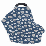 Good Night Koala Pattern Print Baby Seat Cover