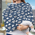 Good Night Koala Pattern Print Baby Seat Cover