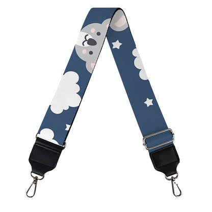 Good Night Koala Pattern Print Bag Strap