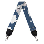 Good Night Koala Pattern Print Bag Strap
