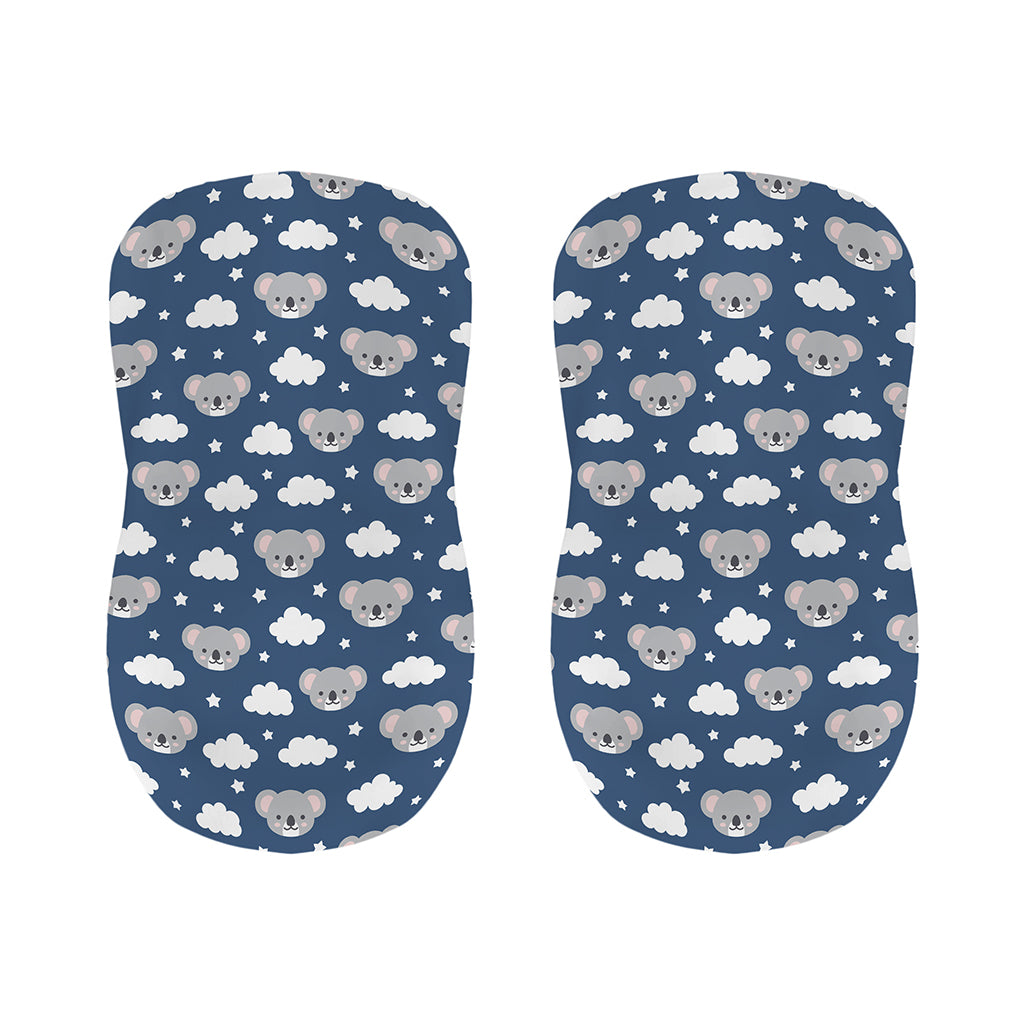 Good Night Koala Pattern Print Bar Stool Covers