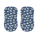 Good Night Koala Pattern Print Bar Stool Covers