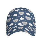Good Night Koala Pattern Print Baseball Cap