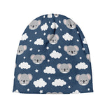 Good Night Koala Pattern Print Beanie