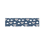 Good Night Koala Pattern Print Bed Runner