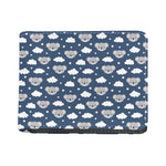 Good Night Koala Pattern Print Bifold Wallet