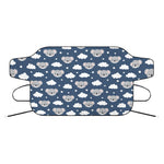 Good Night Koala Pattern Print Car Windshield Snow Cover