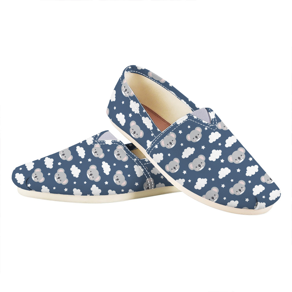 Good Night Koala Pattern Print Casual Shoes