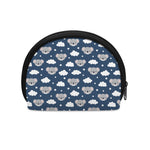 Good Night Koala Pattern Print Coin Purse