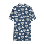 Good Night Koala Pattern Print Cotton Hawaiian Shirt