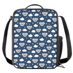 Good Night Koala Pattern Print Crossbody Lunch Bag