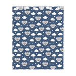 Good Night Koala Pattern Print Curtain