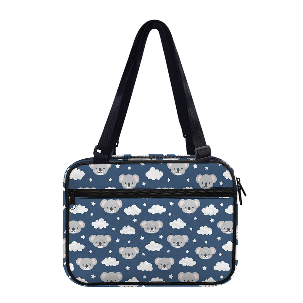 Good Night Koala Pattern Print Double Strap Bible Bag