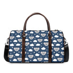 Good Night Koala Pattern Print Duffle Bag