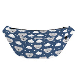 Good Night Koala Pattern Print Fanny Pack
