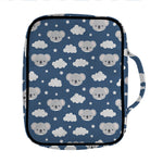 Good Night Koala Pattern Print Front Pocket Bible Bag